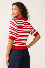 Monica Henley Polo Sweater