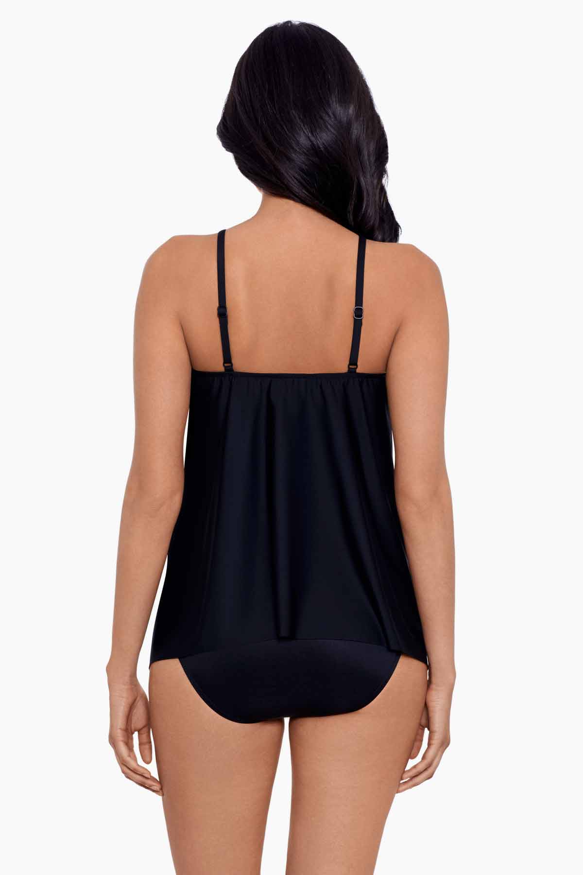 DD Cup Peephole Tankini Top in Precioso