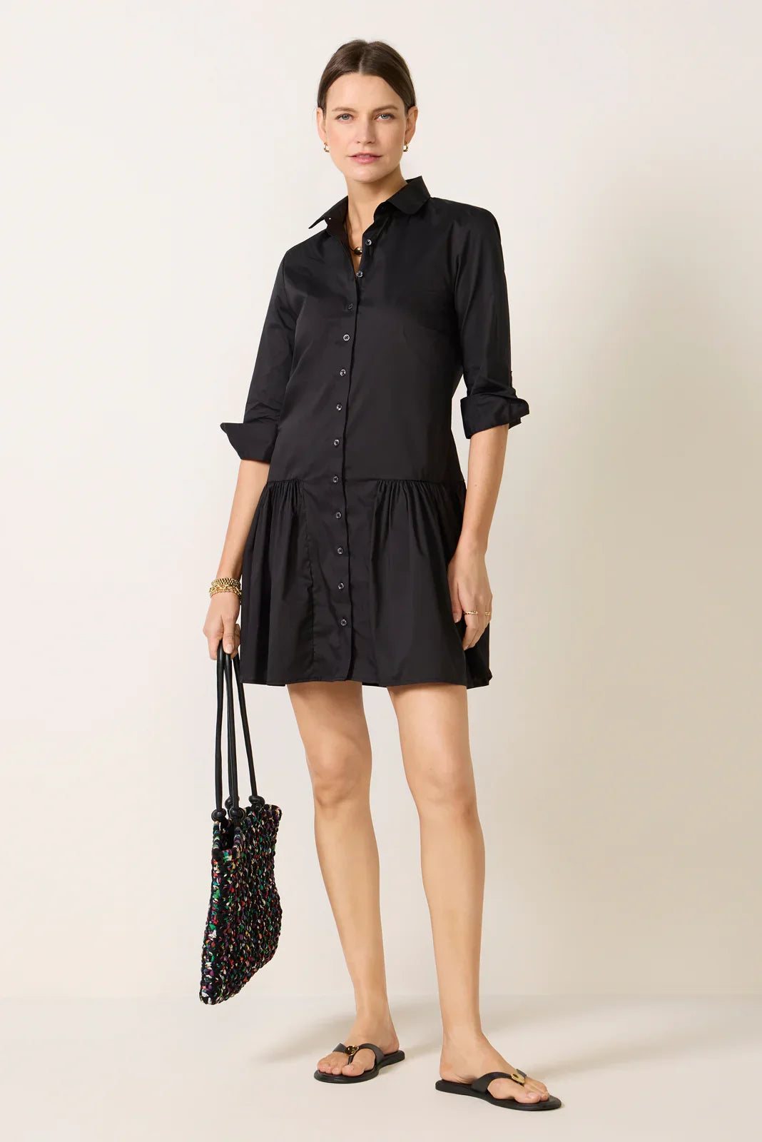 The Drop Waist Shirt Dress