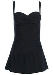 St Tropez Swim Dress Black Stone