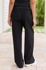 All In A Day Black Active Pants