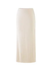 KAROLINA JERSEY SKIRT WHITE OFF WHITE IVORY