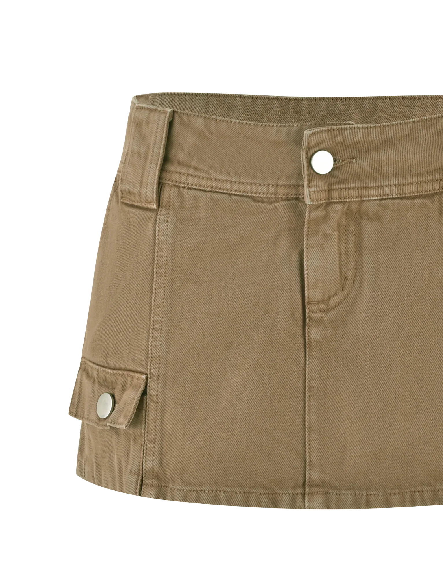 ZELIE MINI SKORT NEUTRAL SANDBLAST WASHED TAN