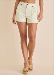 Chino 5 Inch Short Cream