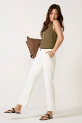 Callan Washed Henley Tank