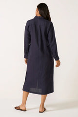 Kerry Linen Shirt Dress