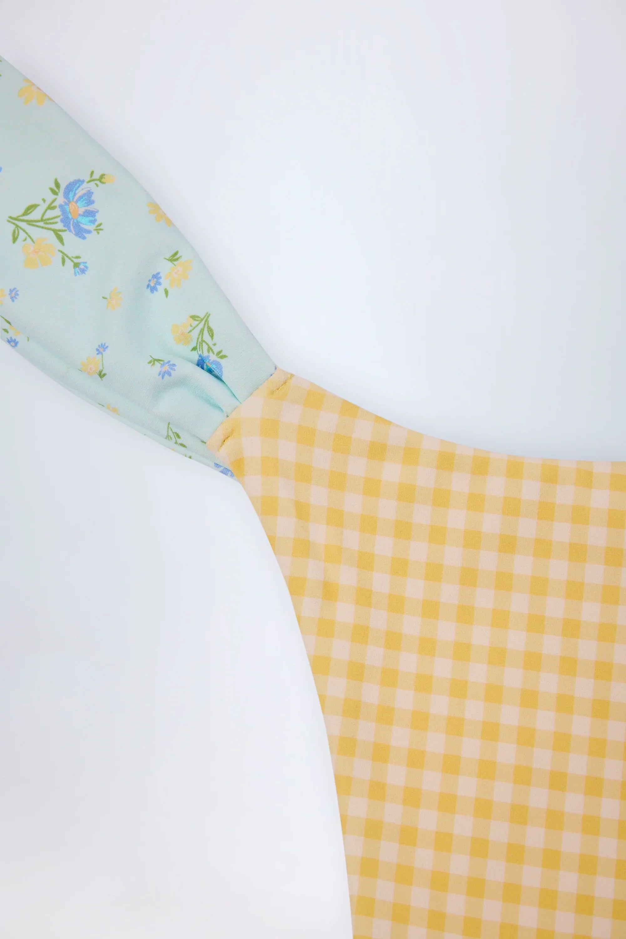 Cheeky Bikini Bottoms in Yellow Gingham