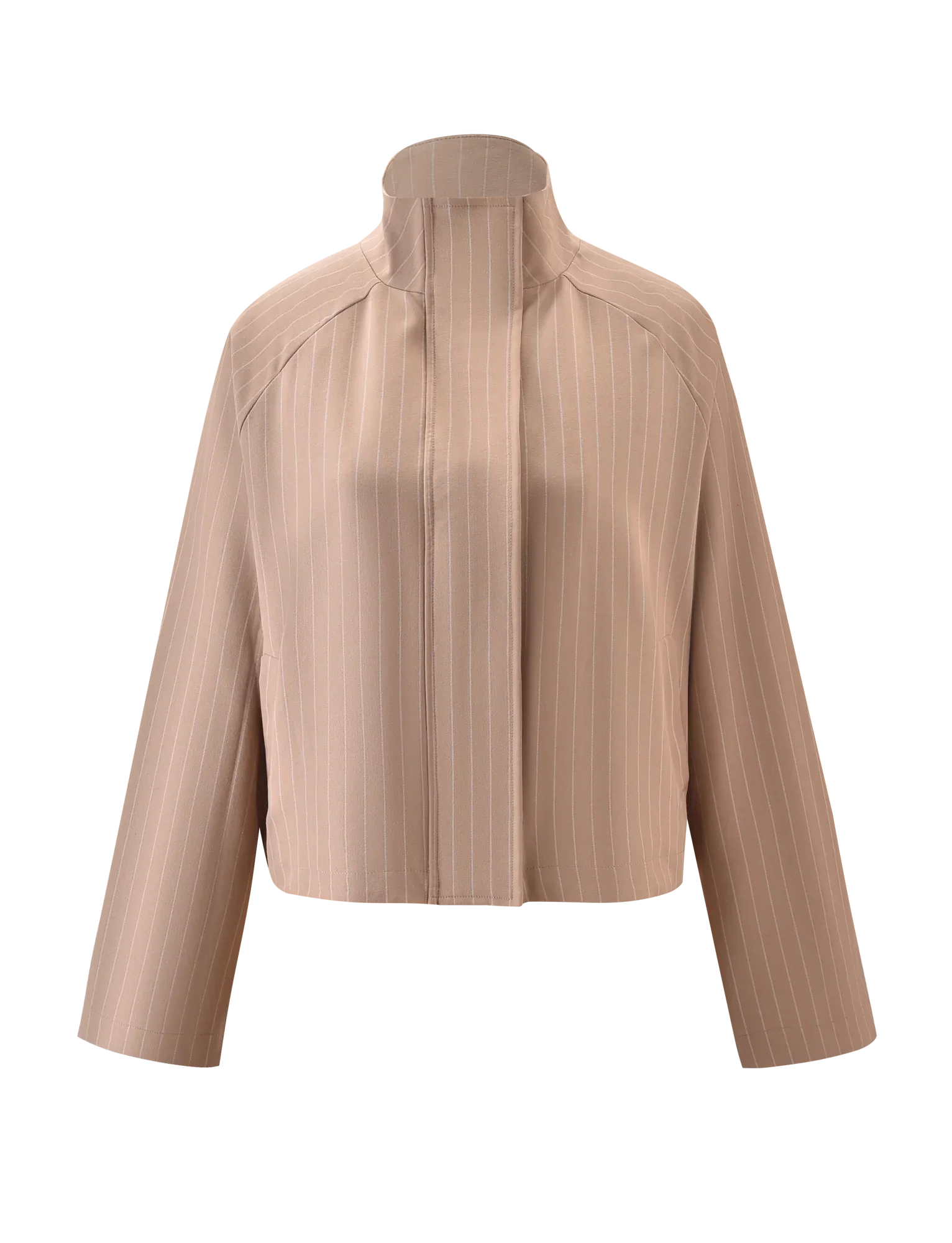 LENNEX JACKET TAN PINSTRIPE
