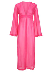 Sea Breeze Kimono Cover Up Fuchsia