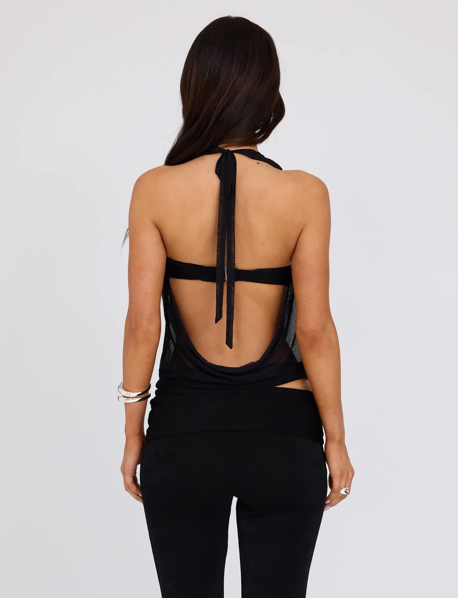 MAKENA TWO PIECE TOP BLACK