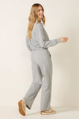 Cambrie Wide Leg Pintuck Pant