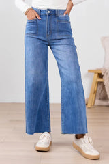 My Favorite Medium Wash Wide Leg Jeans