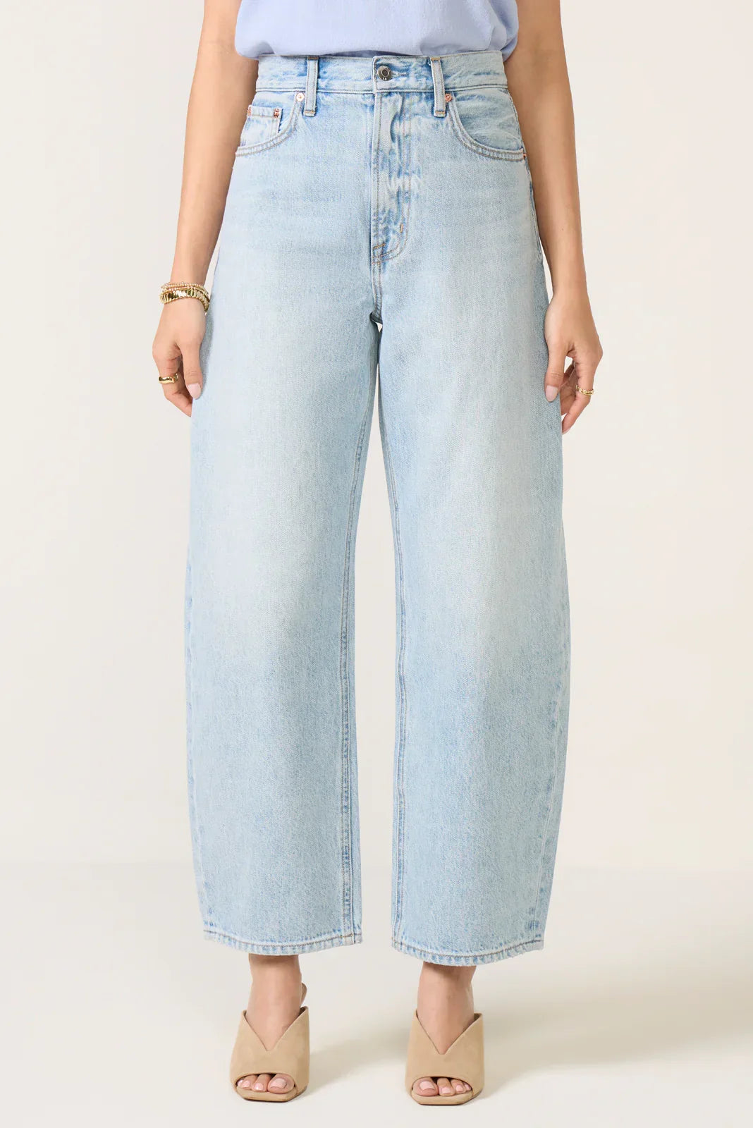 Petite Wes Barrel Jean