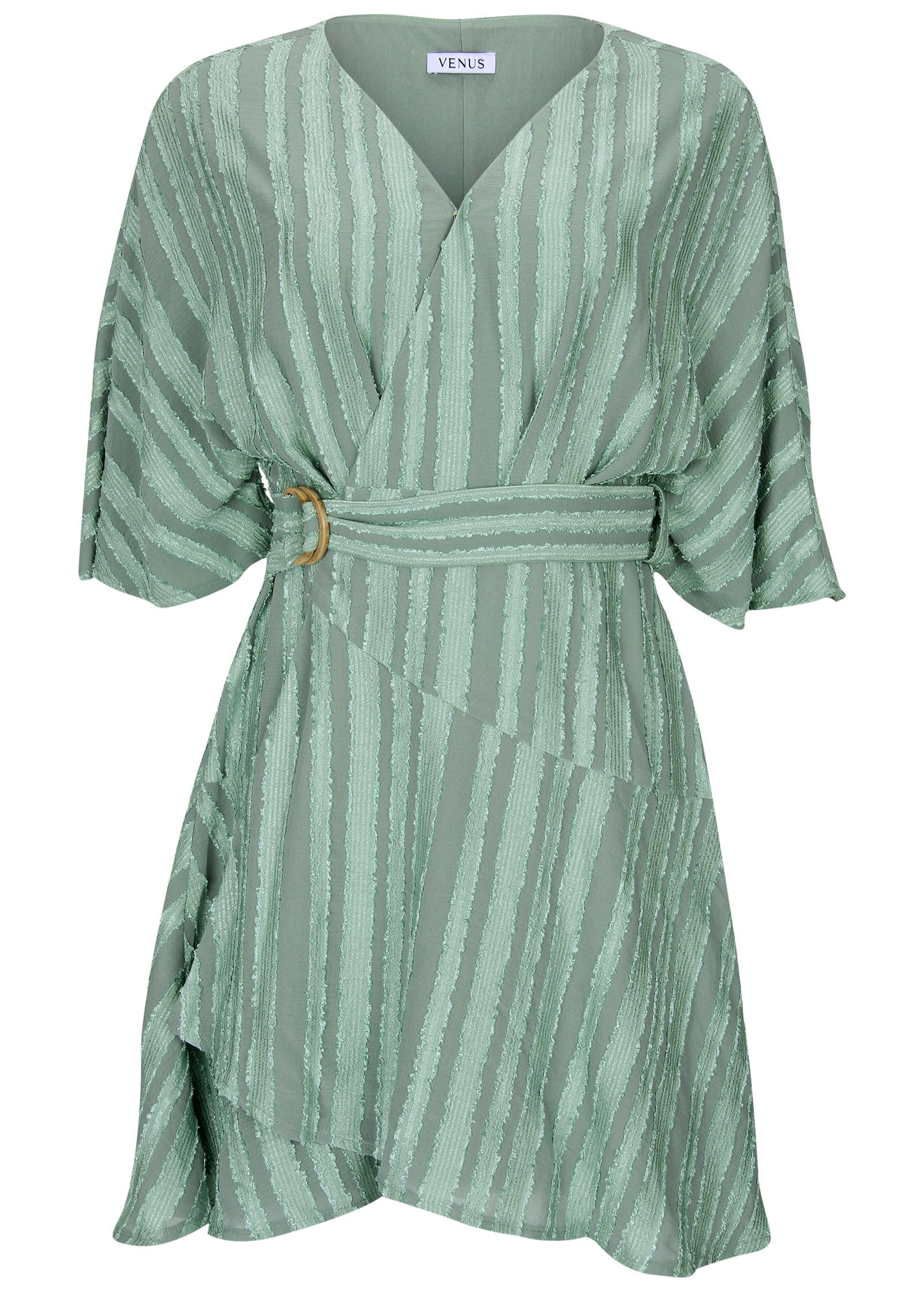 Dolman Sleeve Mini Dress Iceberg Green