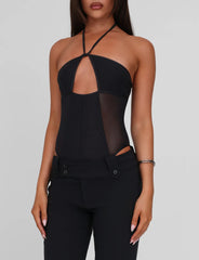 MELANIA BODYSUIT BLACK