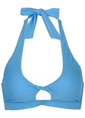 Nassau Halter Top Azure Blue