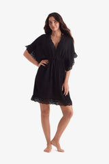 Horizon Tunic Black Bliss Gauze