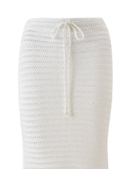 EMELYN MIDI SKIRT CREAM