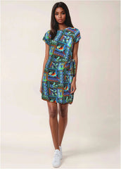 Tie Front T Shirt Dress Market Menagerie