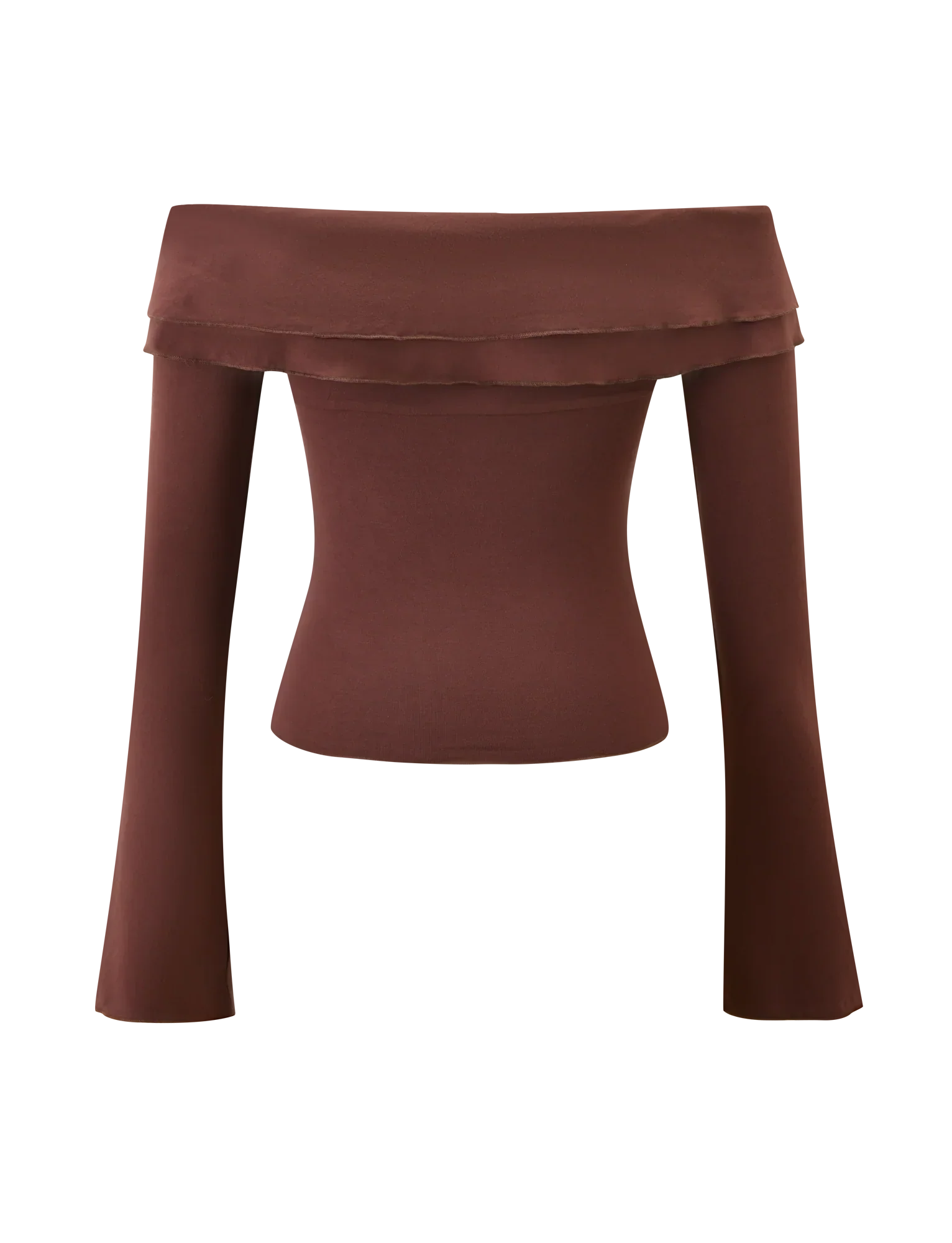 DENALI LONG SLEEVE TOP CHOCOLATE