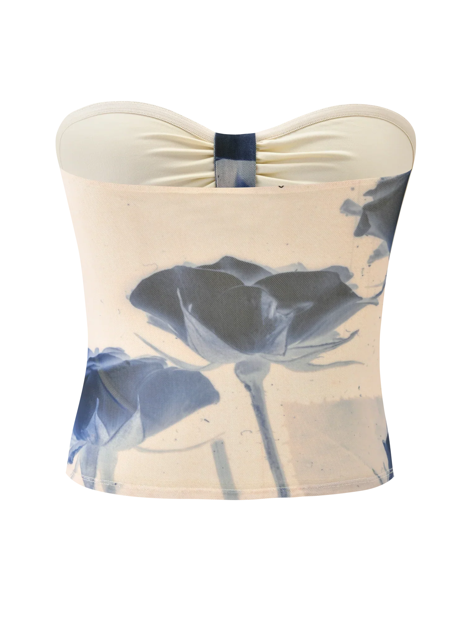 JANIS TOP INDIGO FLORAL