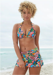 Goddess Push Up Bikini Top Fiesta Paisley