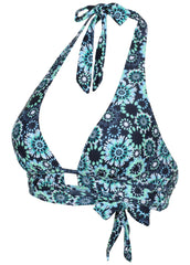 St Thomas Halter Top Cool Kaleidoscope