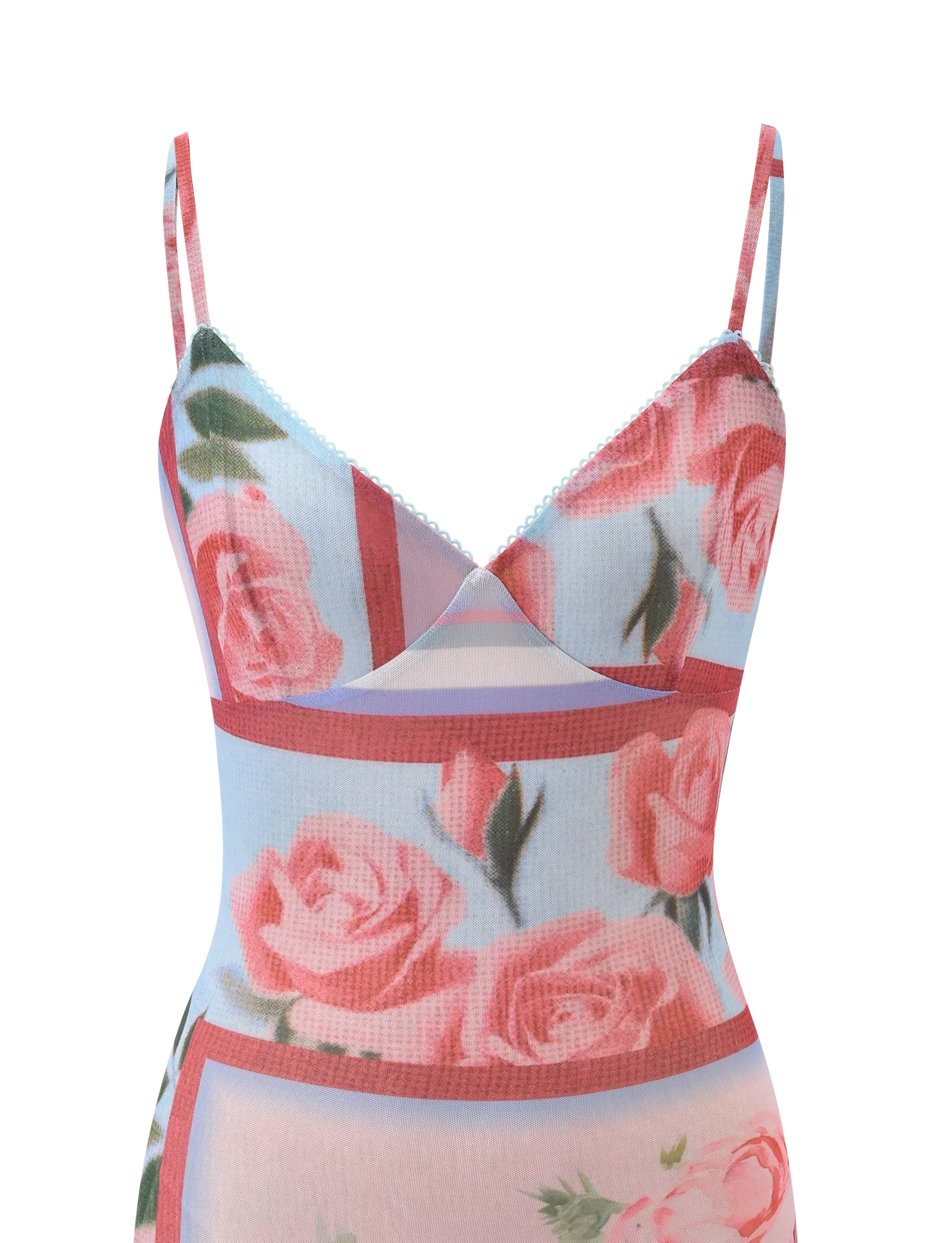 JULIANNA MINI DRESS POSTCARD FLORAL