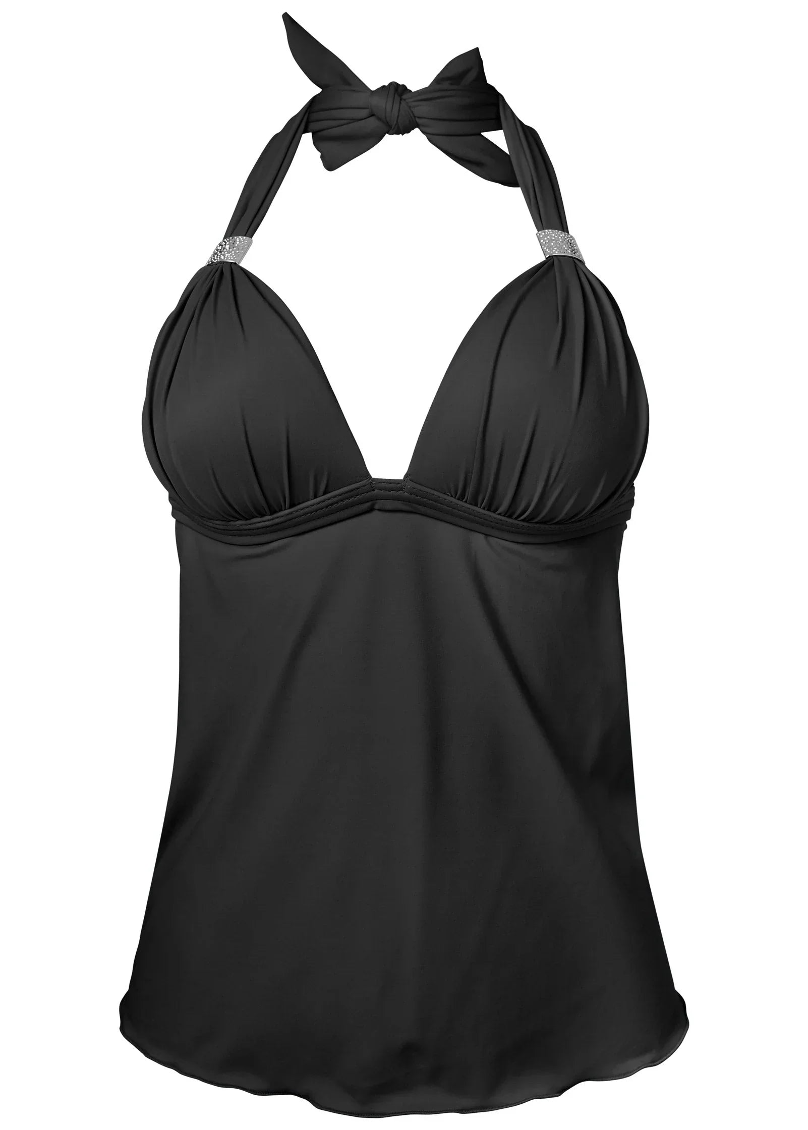 Goddess Push Up Tankini Top Black Beauty