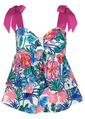 Tiered Ruffle Tank Botanical Garden