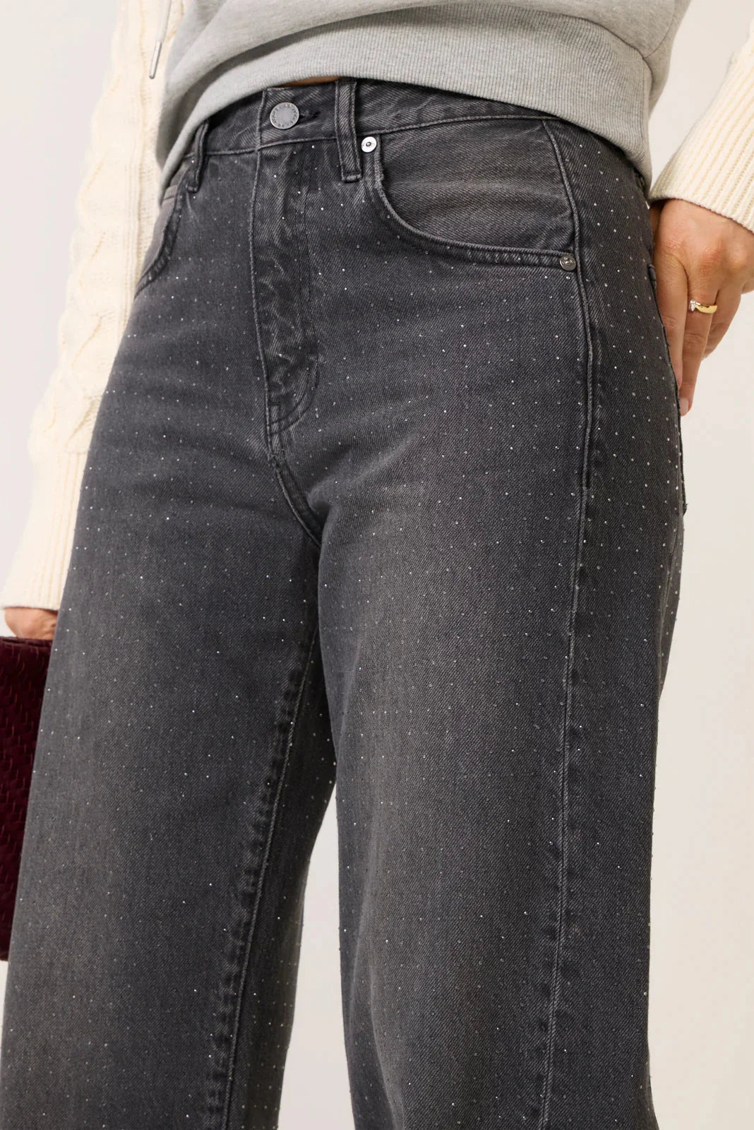 Hattie Sparkle Barrel Jean