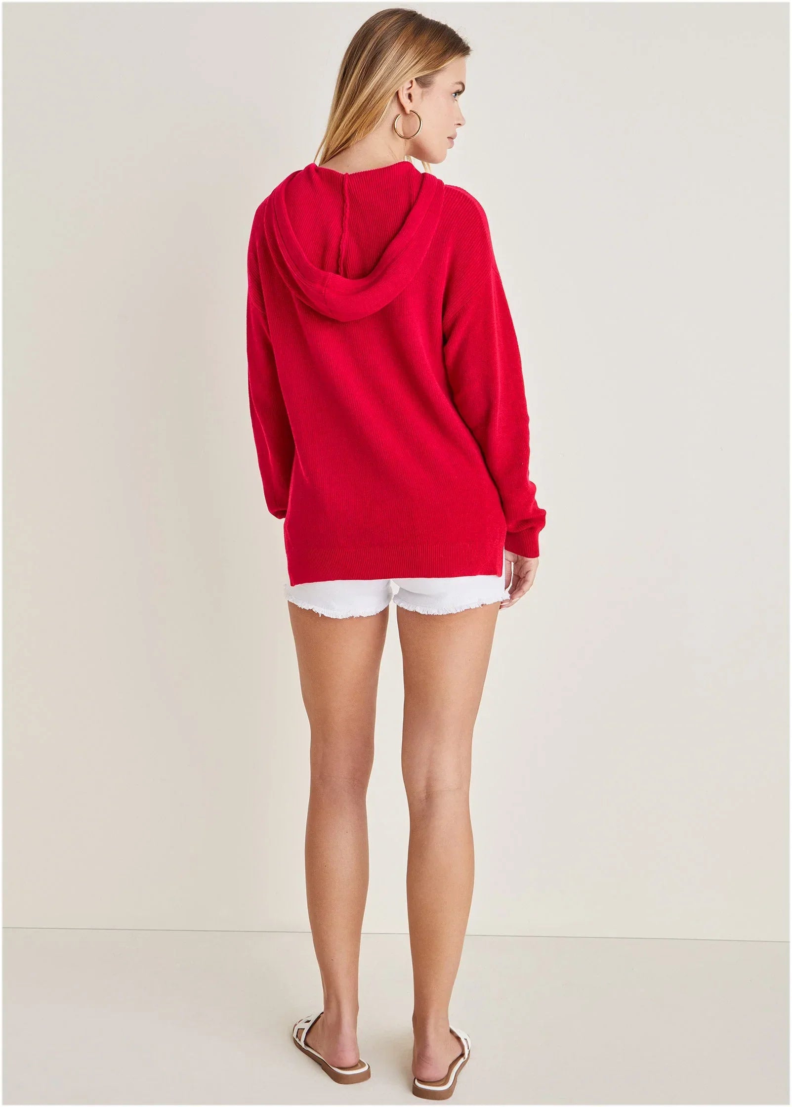 America Hoodie Sweater Racing Red Multi