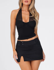 KITTIE SKORT BLACK