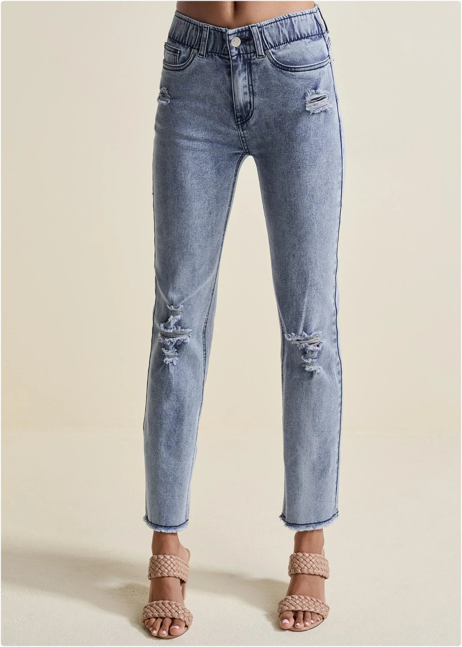 Straight Leg Acid Jeans Acid Wash