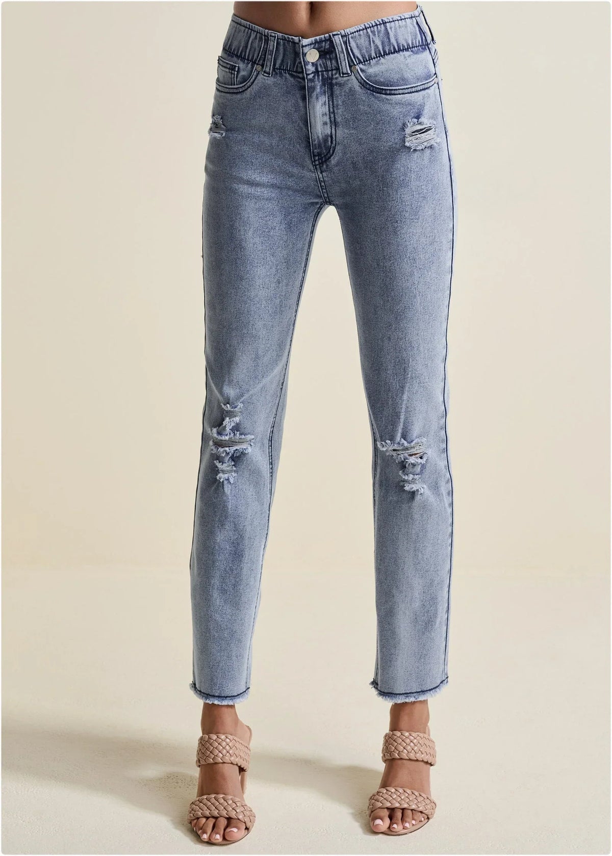 Straight Leg Acid Jeans Acid Wash