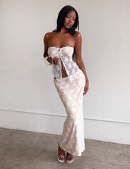 KAROLINA SKIRT WHITE WHITE LACE