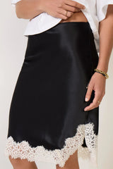 Effortless Lace Slip Skirt