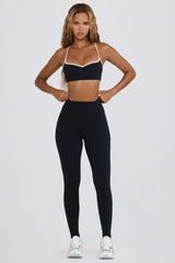 Soft Active Mid Rise Leggings in Black