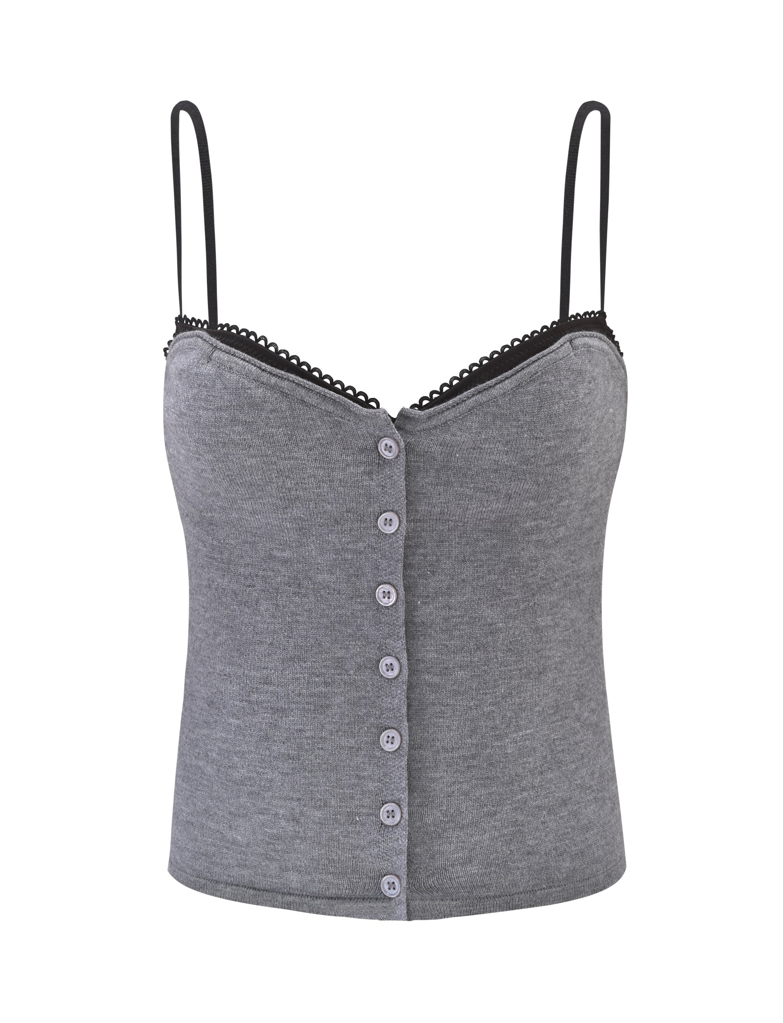 ROWENA TOP GREY