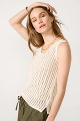 Ainsley Crochet Mesh Tank