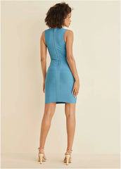 Mini Bandage Dress Blue