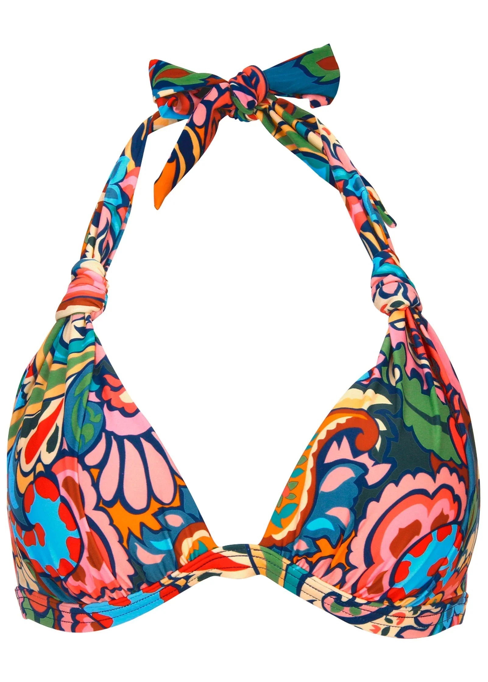 Goddess Push Up Bikini Top Fiesta Paisley