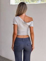MARITA TOP DOVE GREY