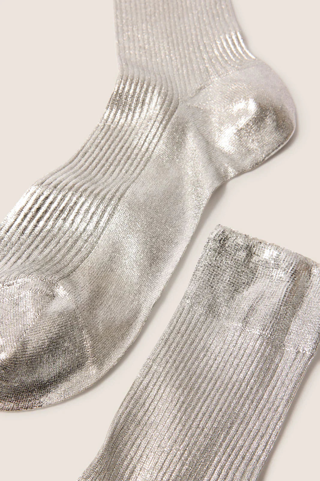 Ribbed Laminated Sock