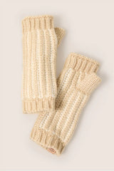 Chunky Plaited Fingerless Gloves