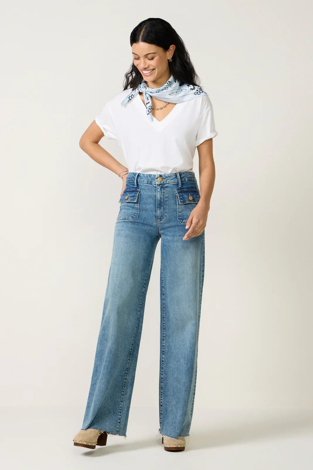 Kylie V Neck Tee