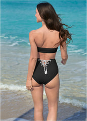 BON VOYAGE BANDEAU TOP Black Beauty
