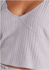 Brunch Knit 3 Piece Set Misty Lilac