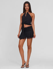 INDIGO SKIRT BLACK