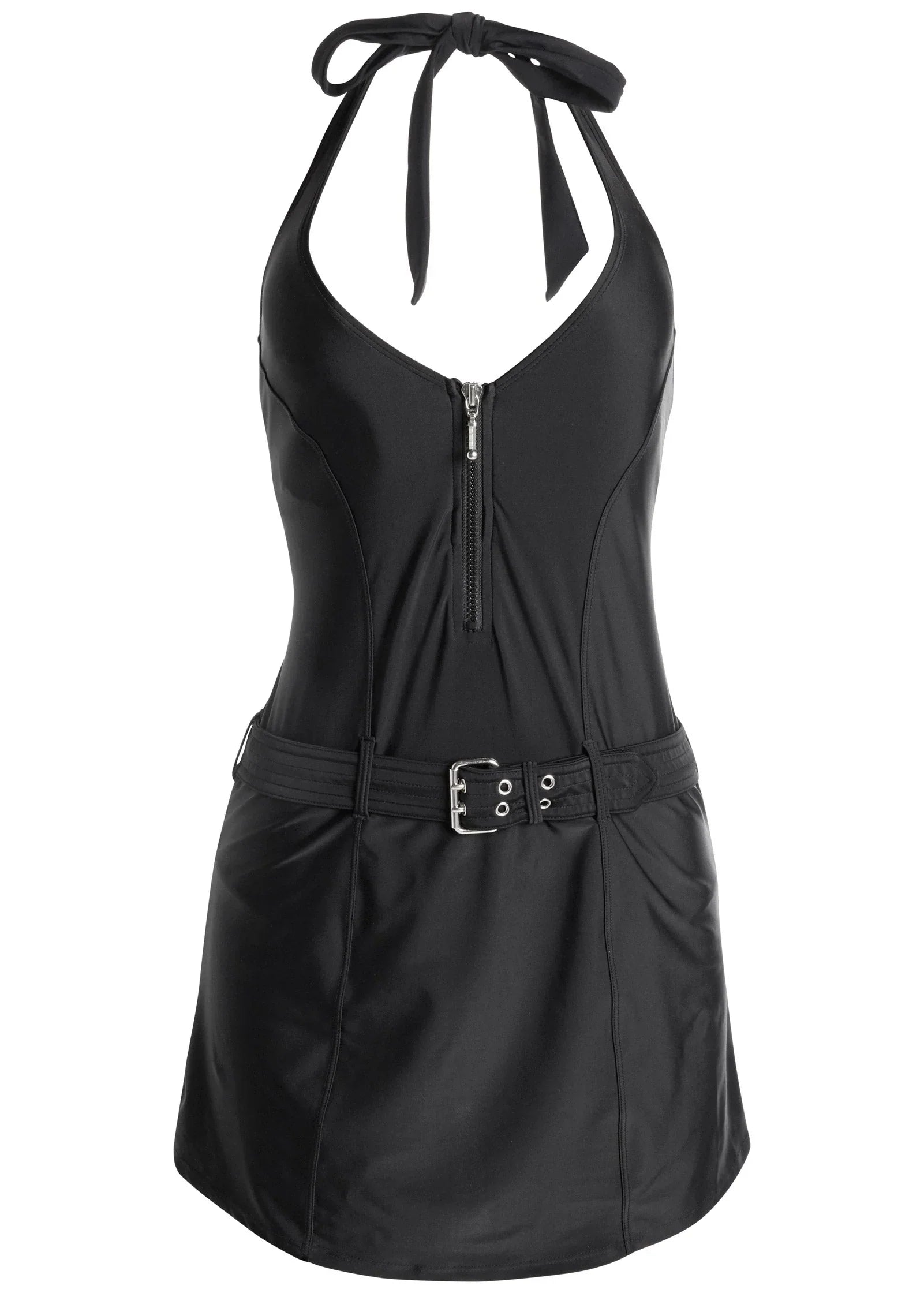 Slimming Swim Dress Black Beauty